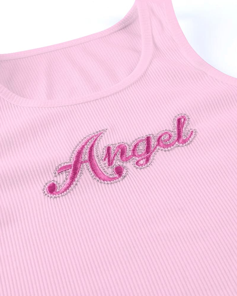 Baby Angel Cropped Tank