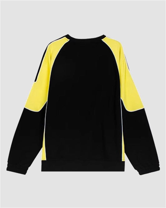 Racer Type Oversized Raglan Jumper