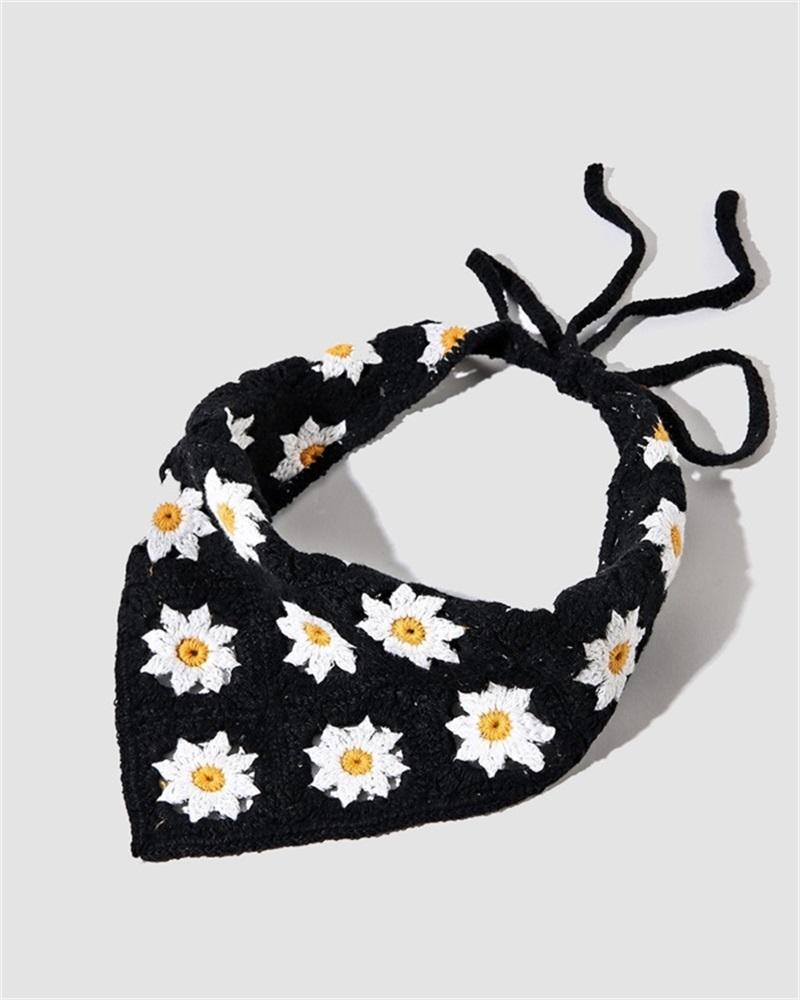 Dear Daisy Crochet Head Scarf