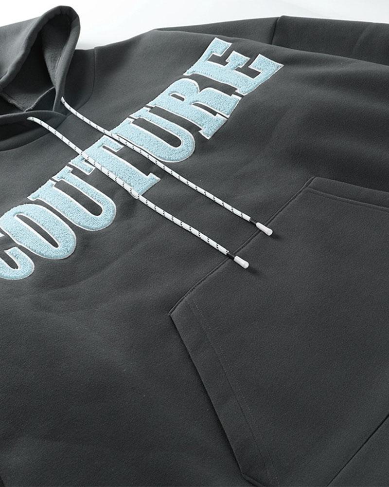 COUTURE Embroidered Hoodie