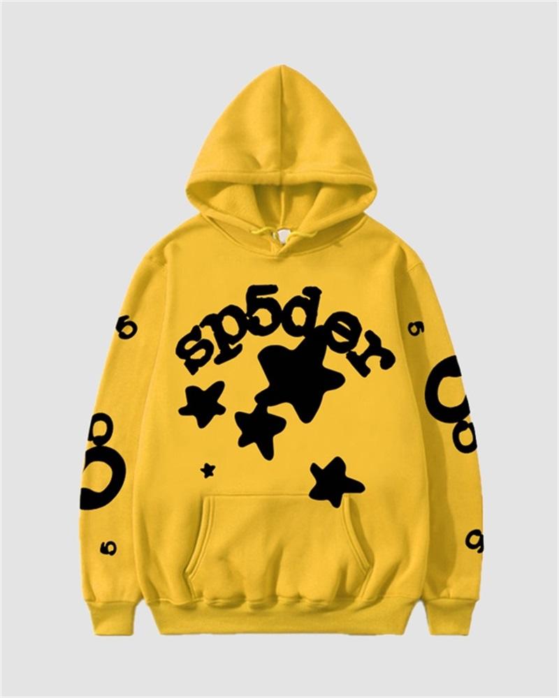 Spider Star Print Hoodie