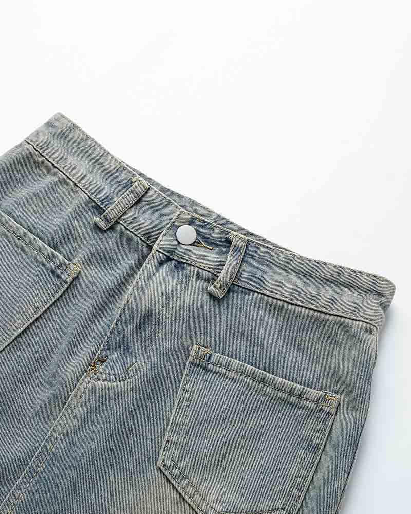 Sageborn Maxi Denim Skirt