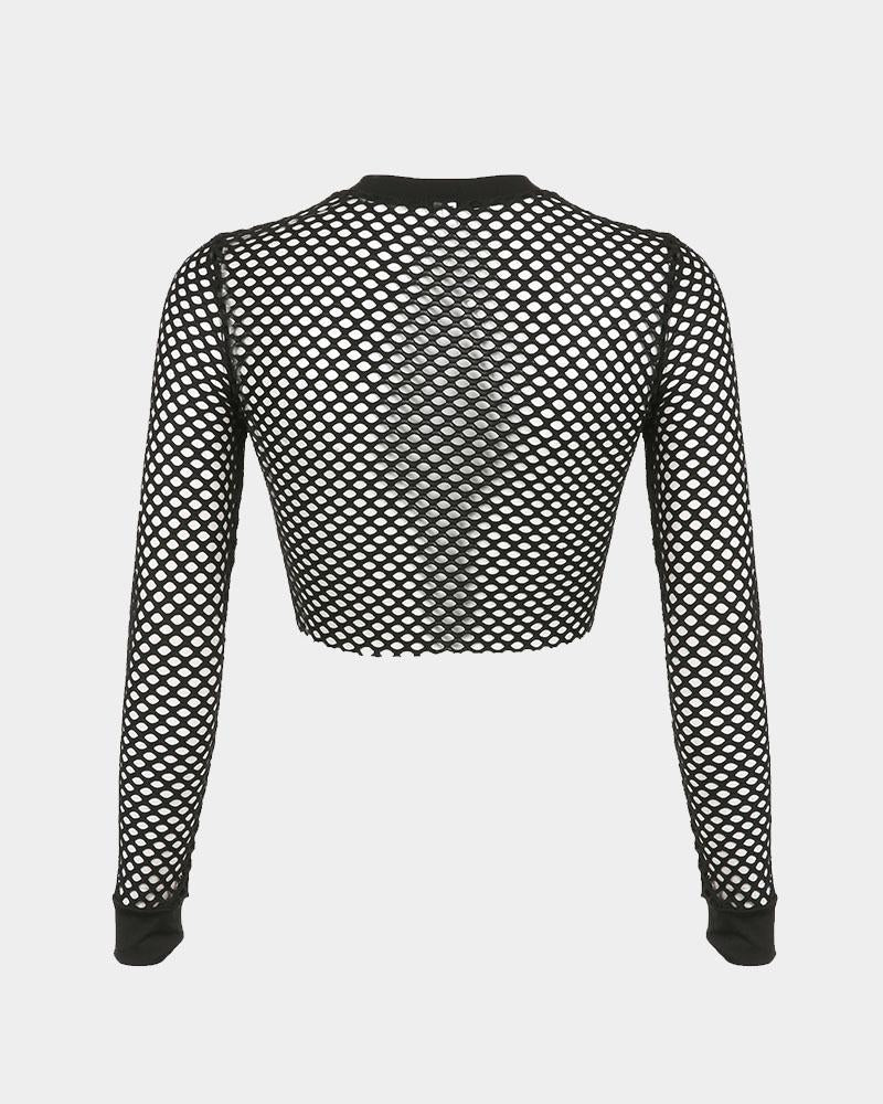 Rockgue Star Mesh Top