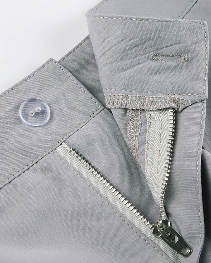 Strap Detail Pocket Loose Cargo Pants