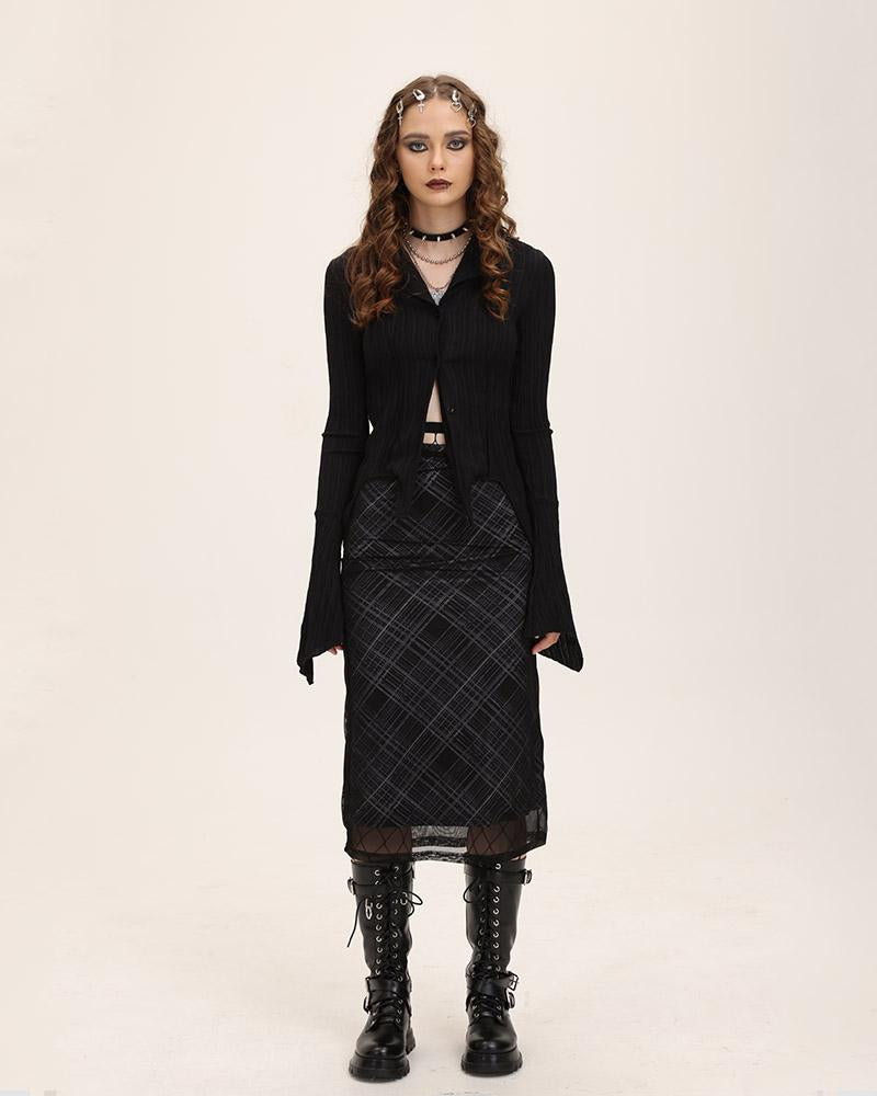 Quartermaster Maxi Plaid Skirt