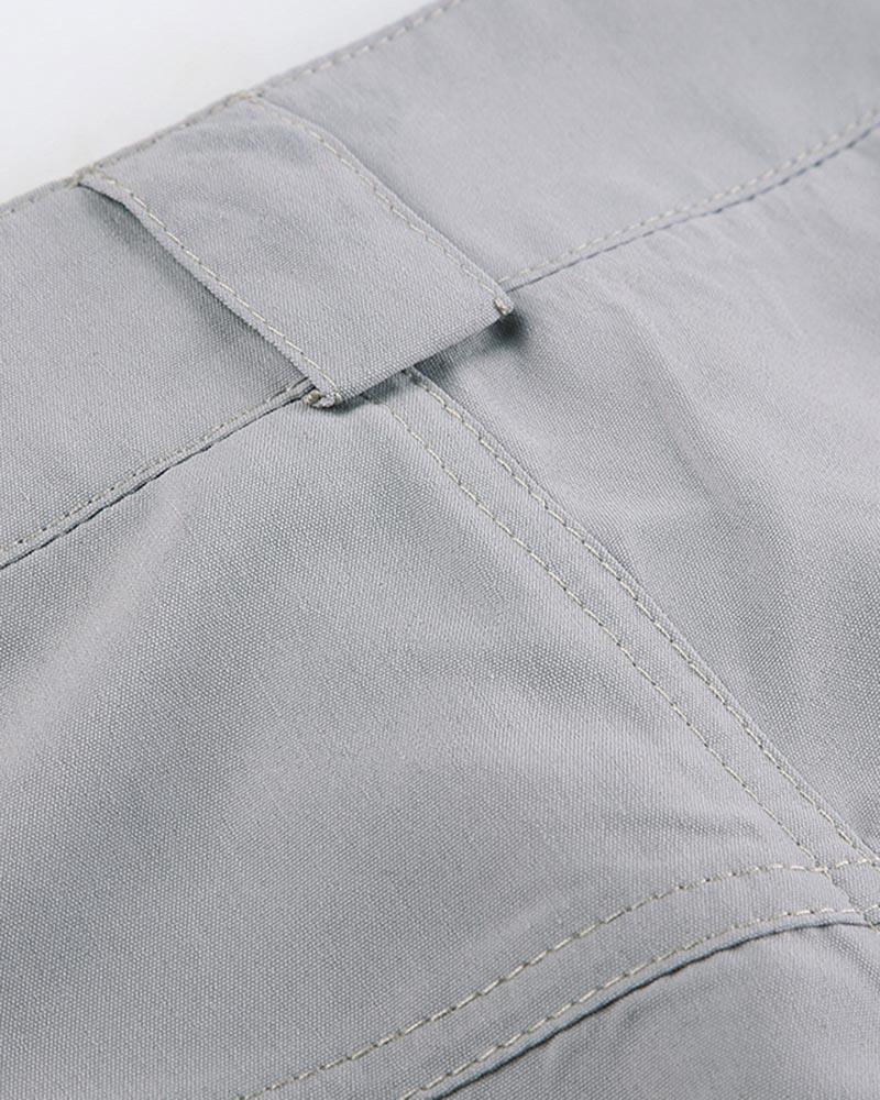 Strap Detail Pocket Loose Cargo Pants