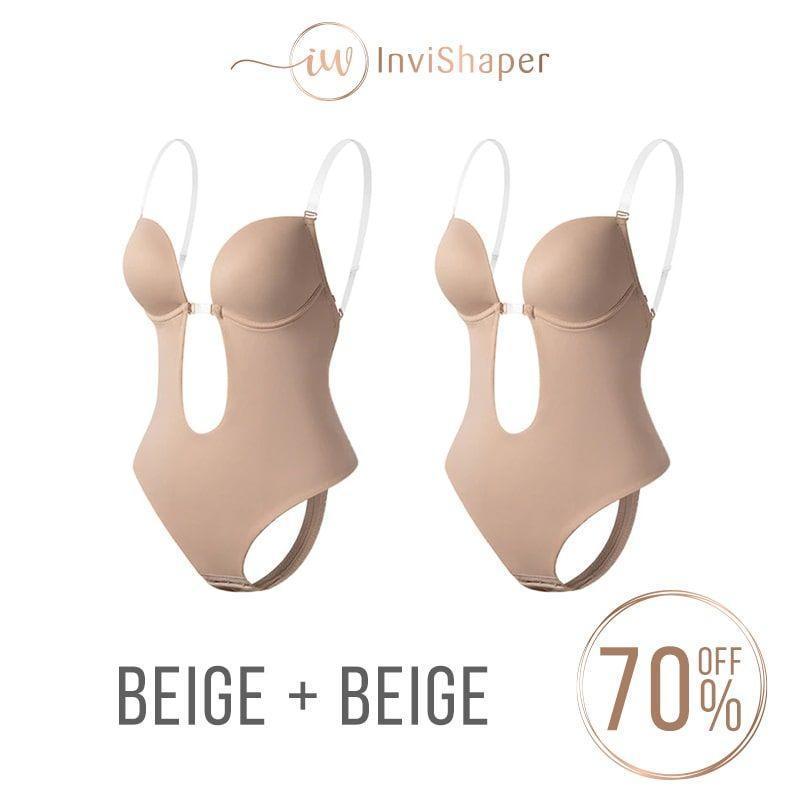 InviShaper - Plunge Backless Body Shaper Bra