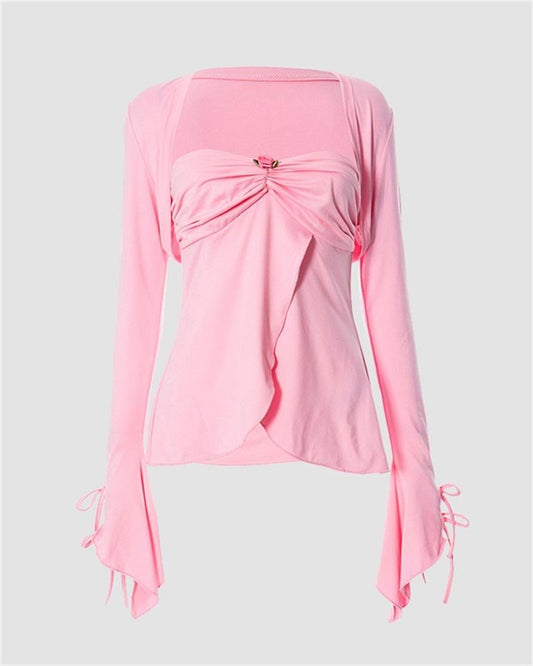 Pinky Rosebud Top