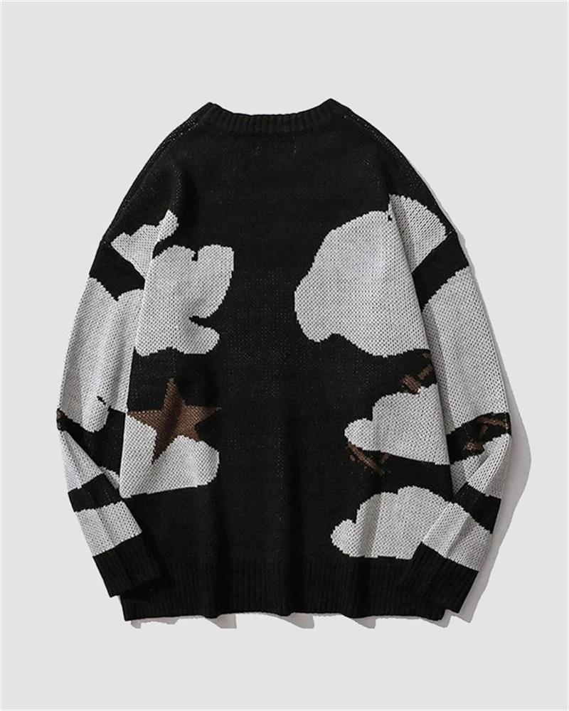 Hip Hop Anime Graphic Sweater