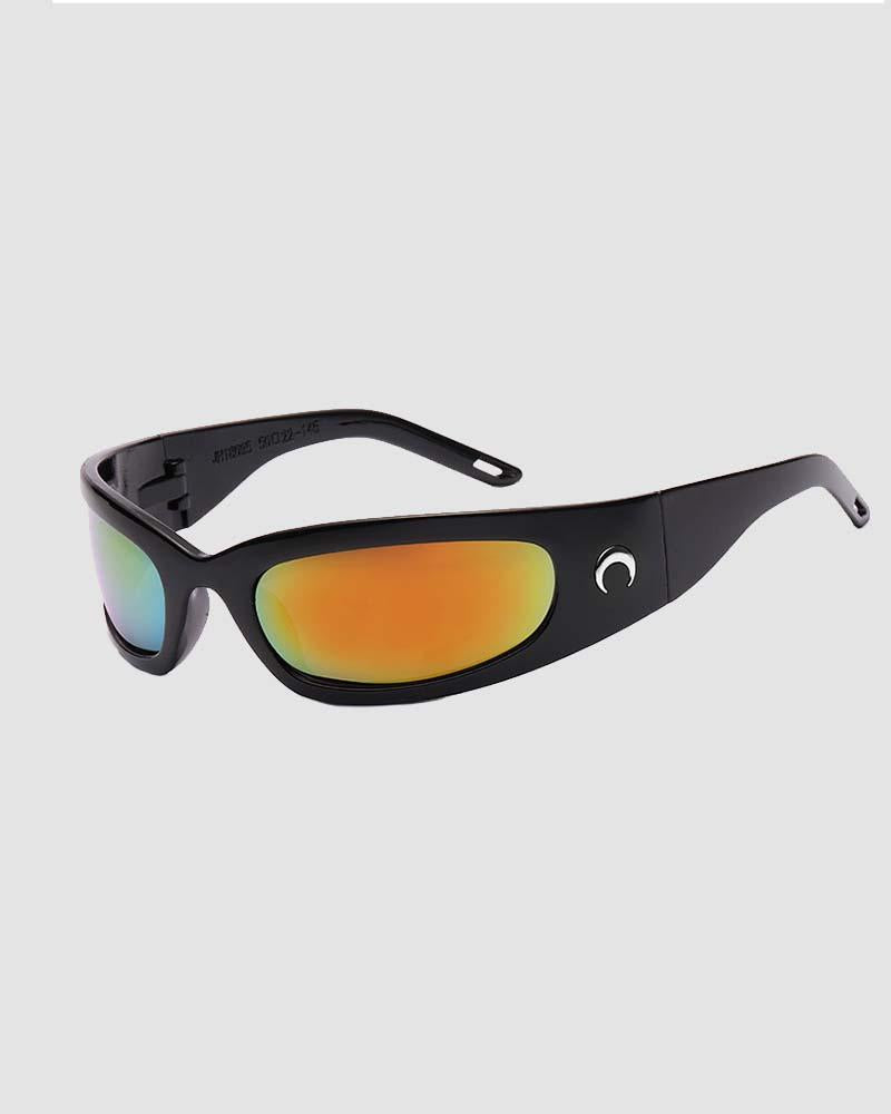 Silver Flame Retro Sunglasses