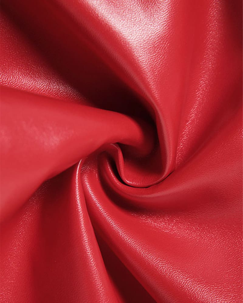 Lace Up Peekaboo PU Pants