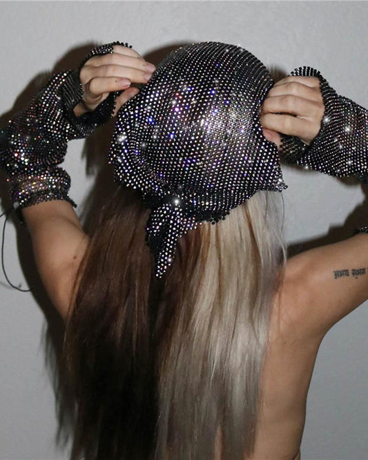 Metallic Shine Hair Cap