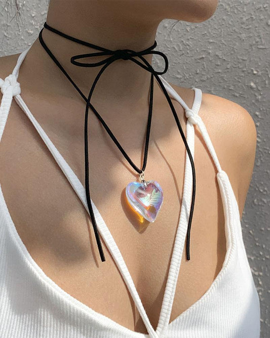 Heart Mould Wrap Necklace