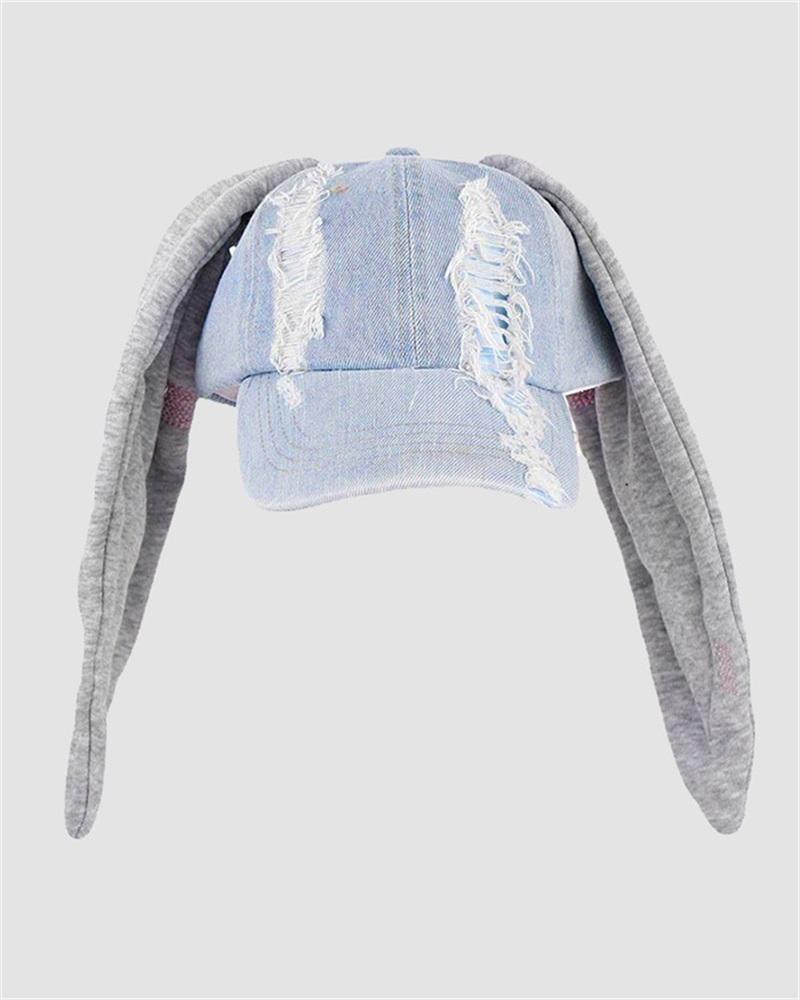 Newjeans Dance Baseball Rabbit Ear Cap