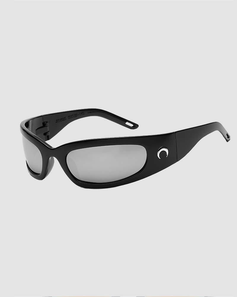 Silver Flame Retro Sunglasses