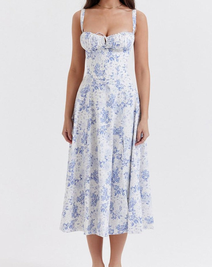 Lapetus Floral Midi Cami Dress