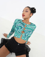 Enthralling Gaia Crop Top