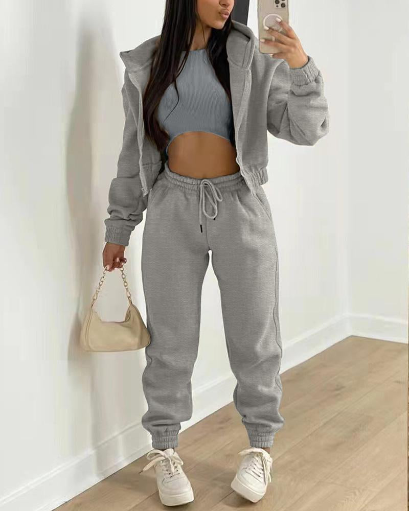 Street Hoodie & Pants Coord Set