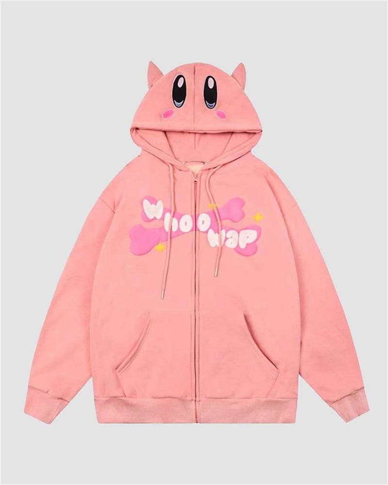 Cartoon Devil Horns Hoodie