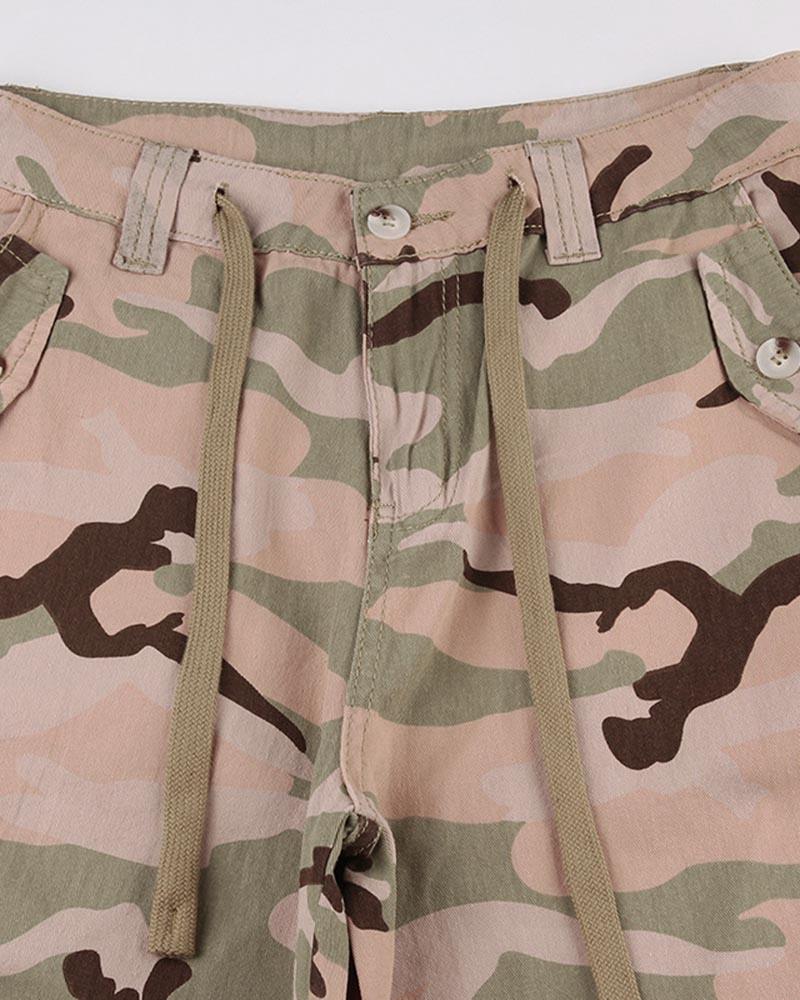 Desert Camouflage Drawstring Pants