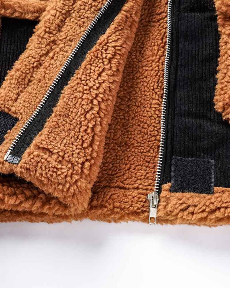 Lillfell Fuzz Piping Oversized Jacket