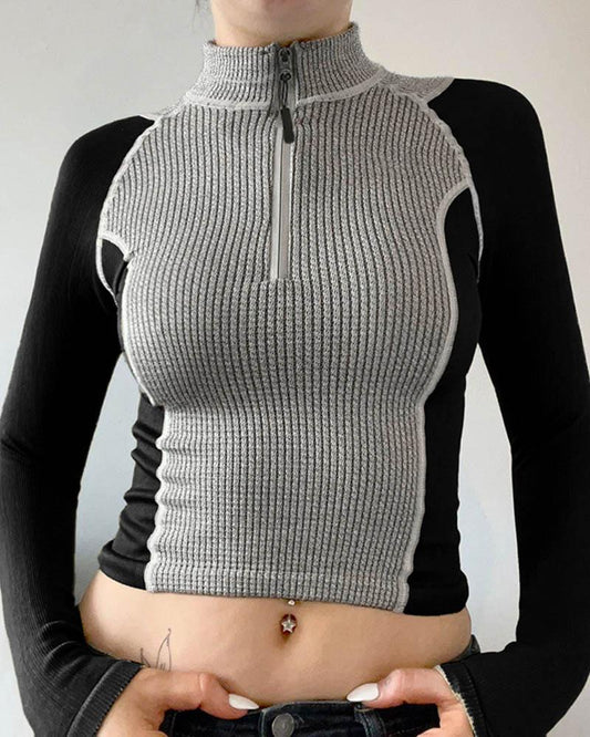 Murray Ribbed Racer Top