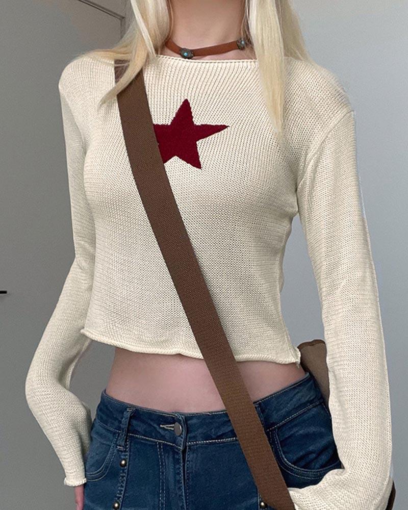 Desby Star Crop Top