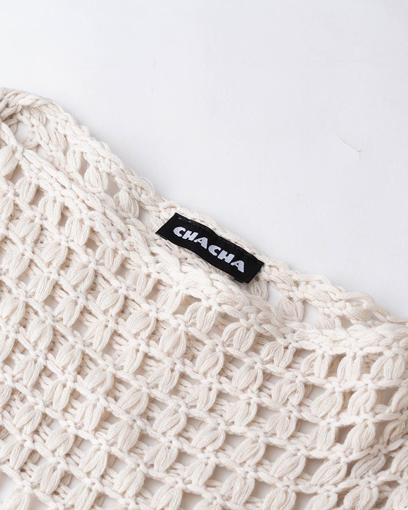 Big Deal Crochet Arm Warmers Top