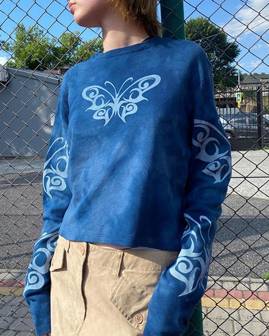 Butterfly Around Me Long-Sleeve T-Shirt