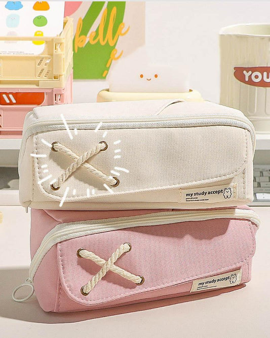 Cross Knot Pencil Case