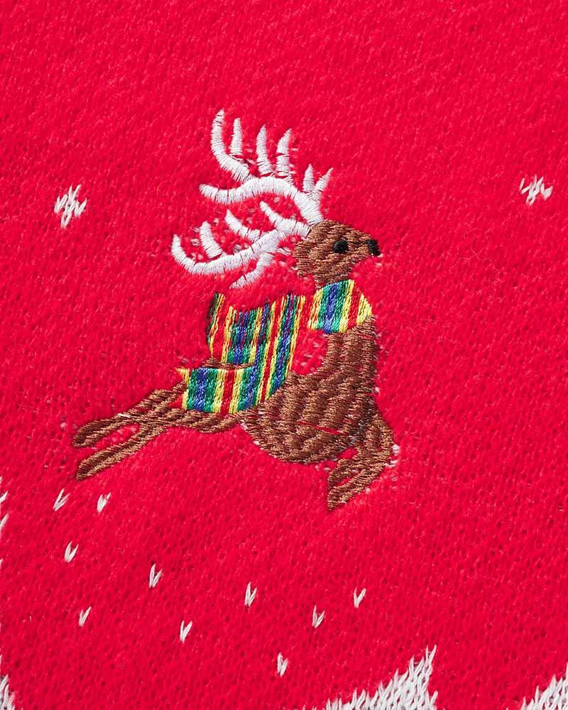 Reindeer Jump Graphic Sweater