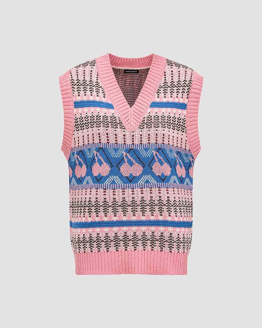 Bakewell Cherry Sweater Vest