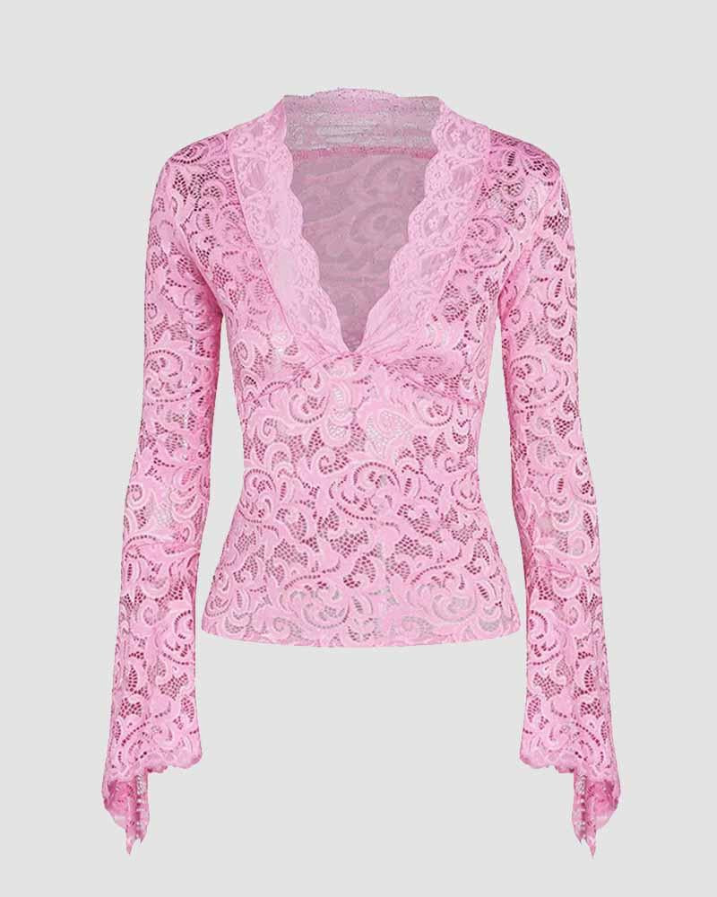 Blush Lake Lace Top