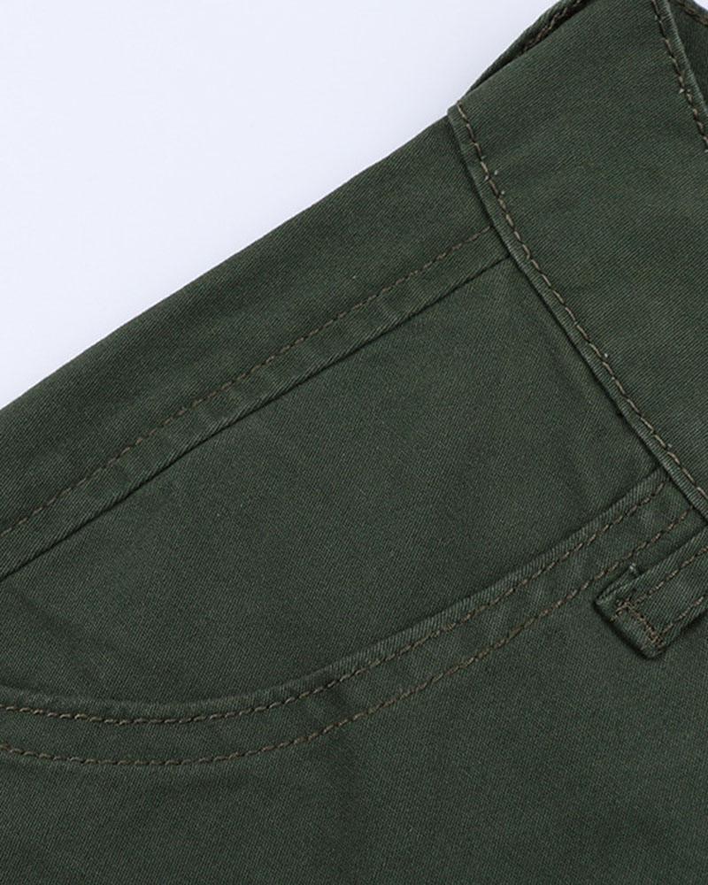 Multiple Pockets Crago Pants