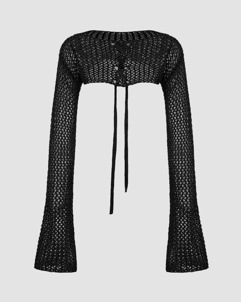 Templar Dame Shoelace Knit Bolero