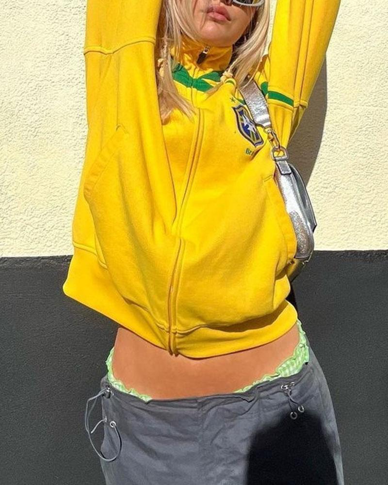 Brasil Sporty Zip Jacket