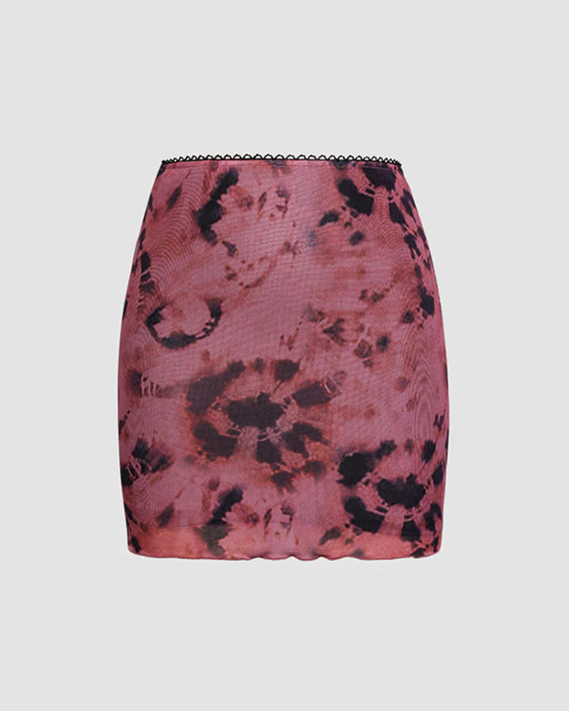 Pigmented Nights Mesh Skirt