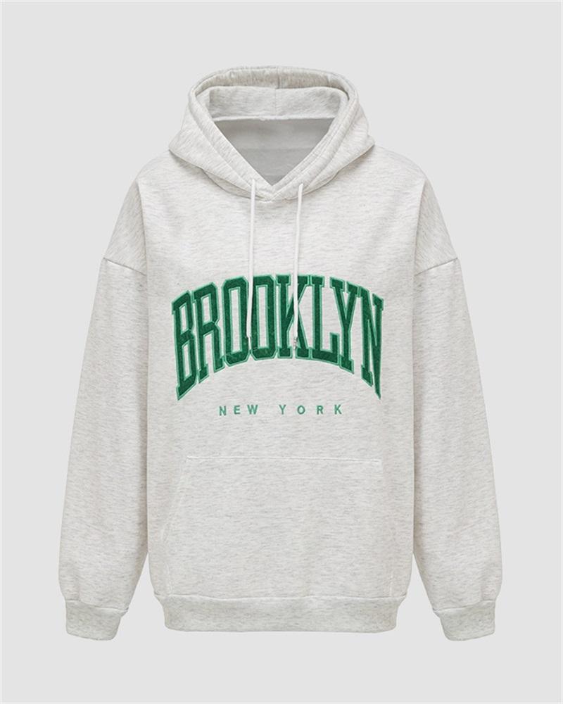 Brooklyn Retro Casual Hoodie