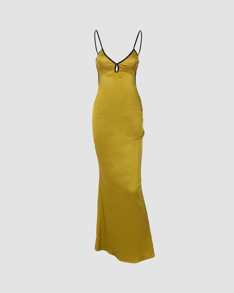 Vaessa Silken Cami Maxi Dress