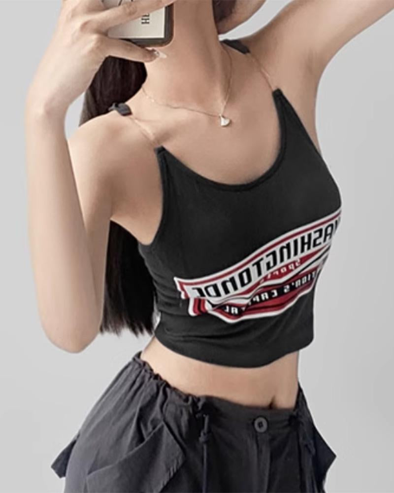 Washington Graphic Cami Top