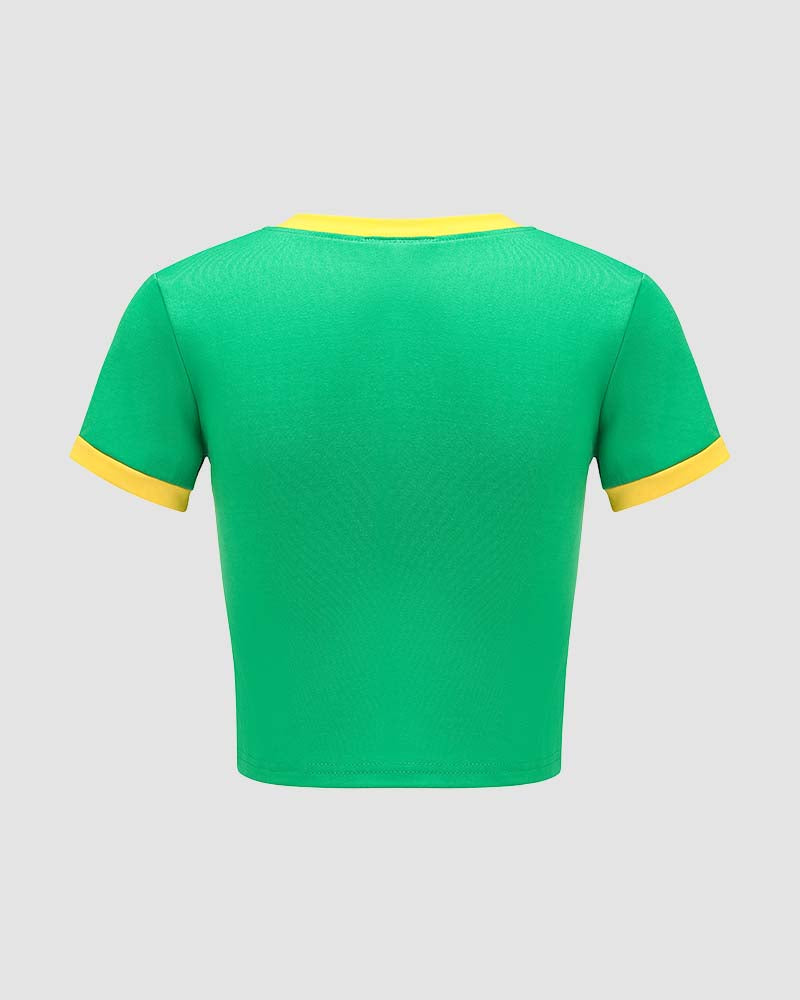 Jamaica Raglan Sports Top