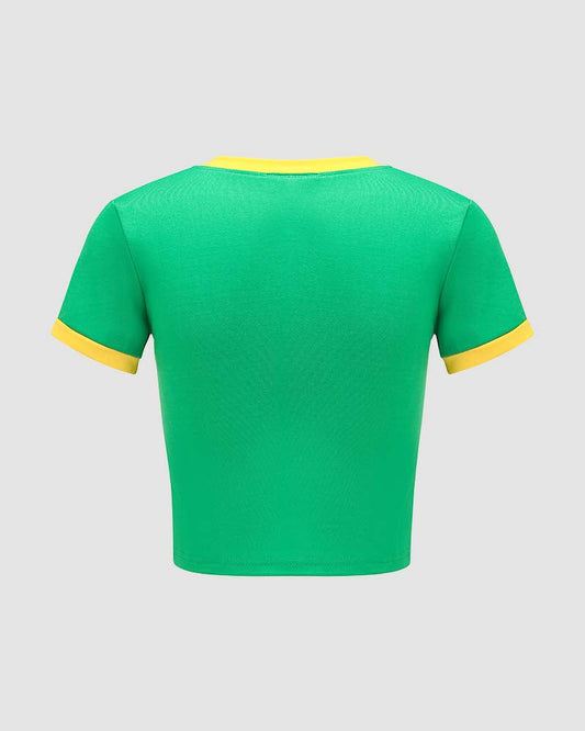 Jamaica Raglan Sports Top