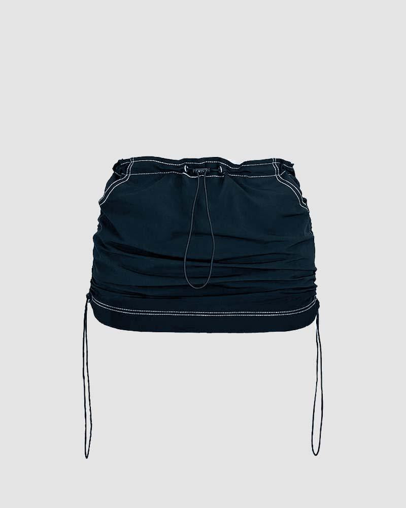 Moonlit Cargo Mini Skirt