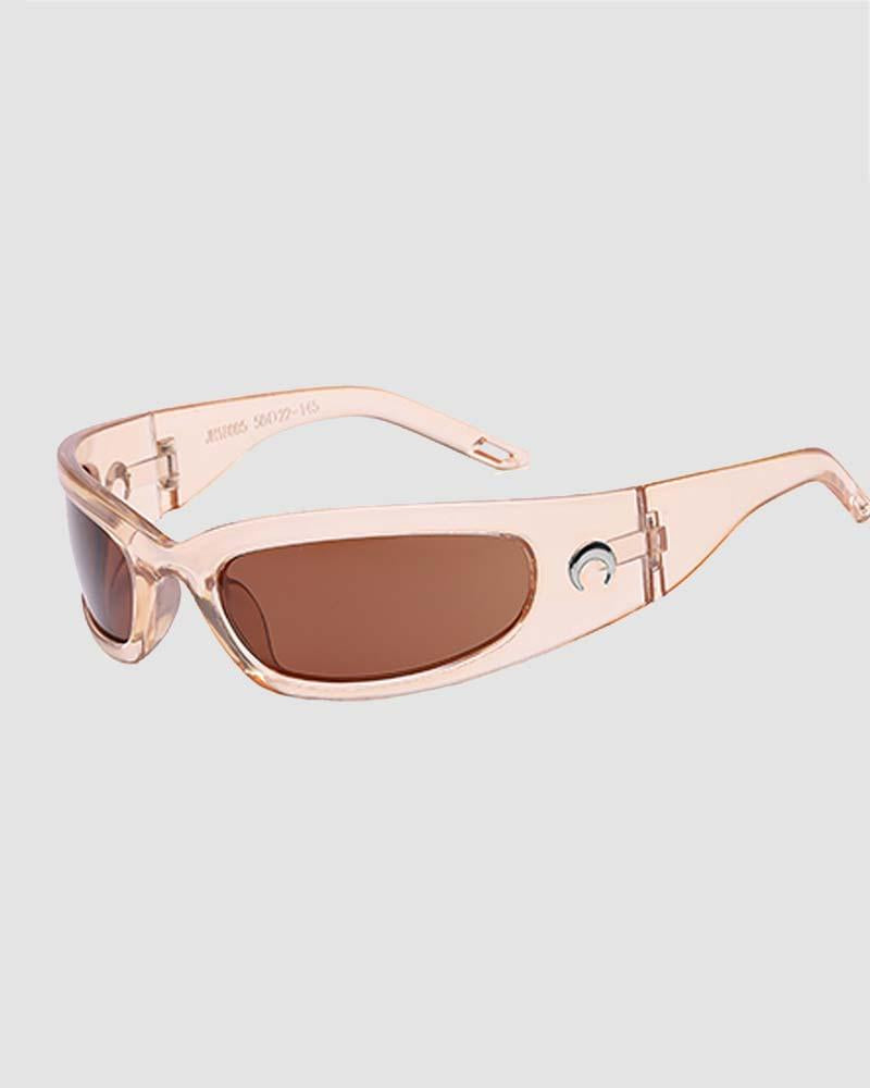 Silver Flame Retro Sunglasses