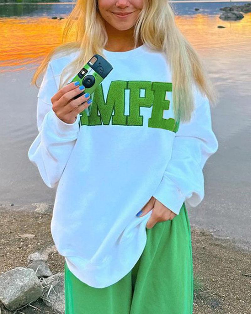 CAMPER Embroidery Sweatshirt