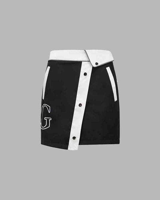 Gcimzero Cityjump Biker Button Skirt