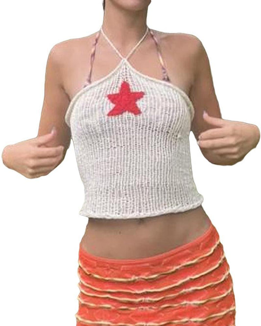 Triangulum Star Halter Top