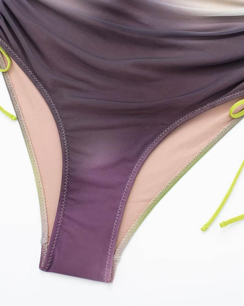 Constantia Amethyst Abstract Swimsuit