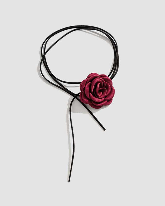 Rosebud Wrap Necklace