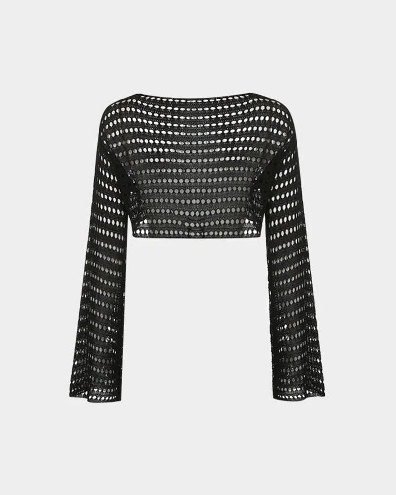 Madeira Fishnet Mesh Top